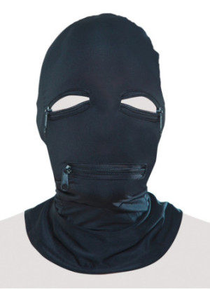 Zipper Face Hood